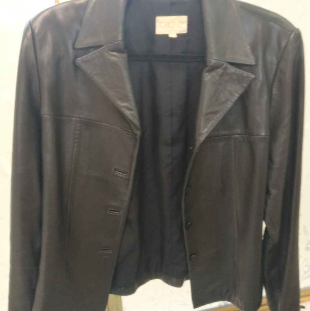 Cache leather jacket - Picture 2 of 3